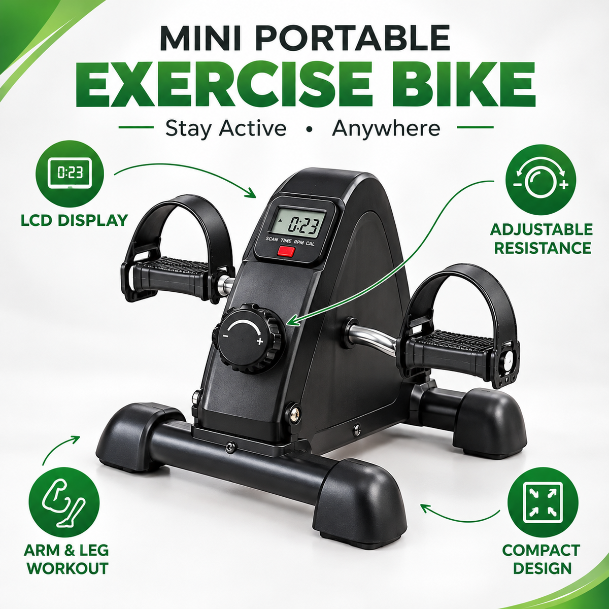 Arm Leg exercise Peddler Machine