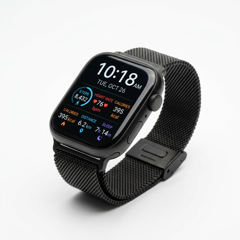 Smartbarry A70 Smart Watch display close-up
