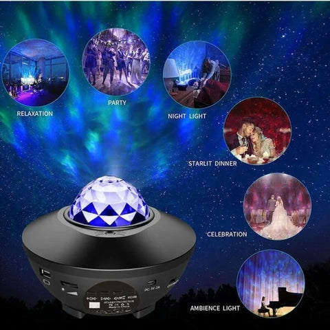 Galaxy Ocean Light Projector