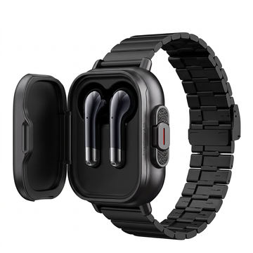 Smartbarry A70 with earbuds in case